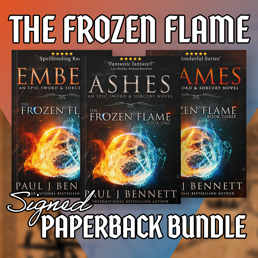 The Frozen Flame - Signed Paperback Bundle