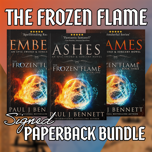 The Frozen Flame - Signed Paperback Bundle